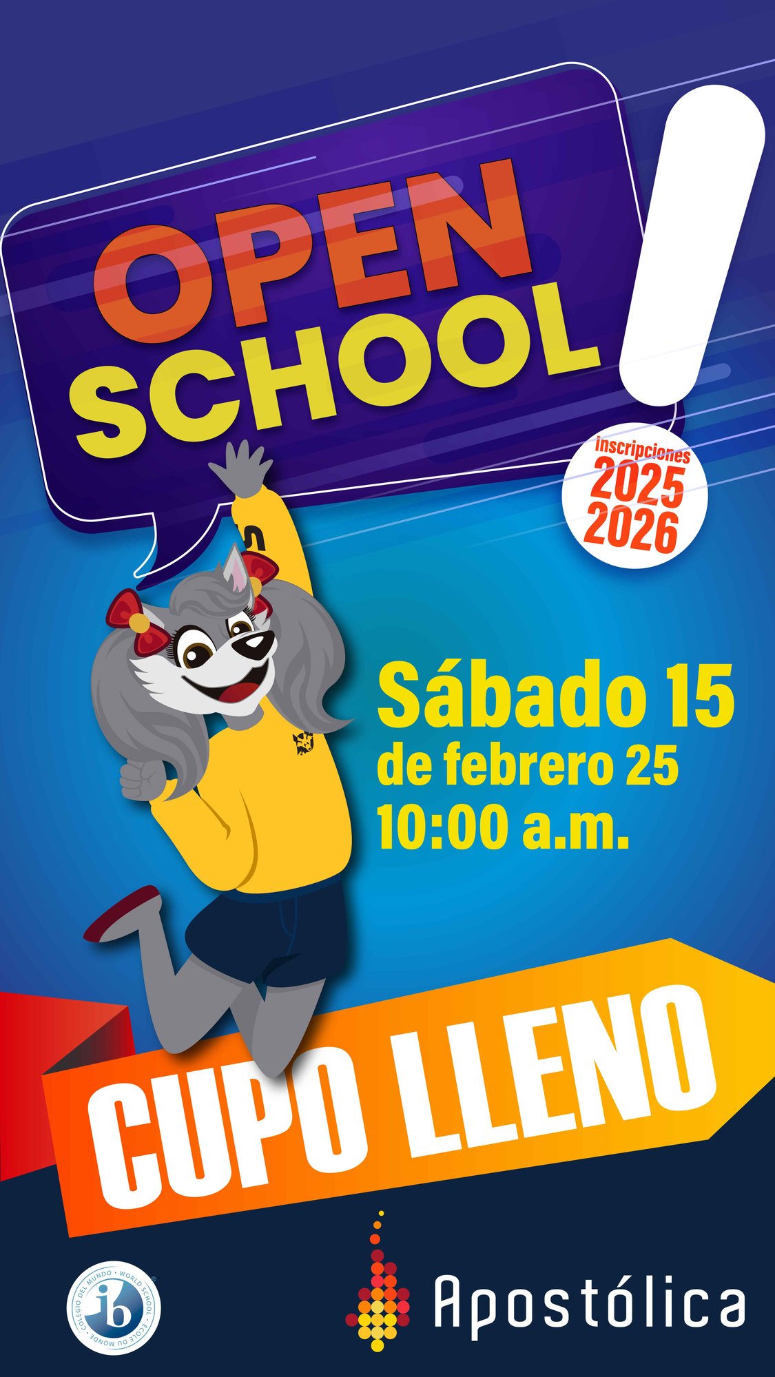 Open School Inscripciones 25-26_Story CUPO LLENO-1