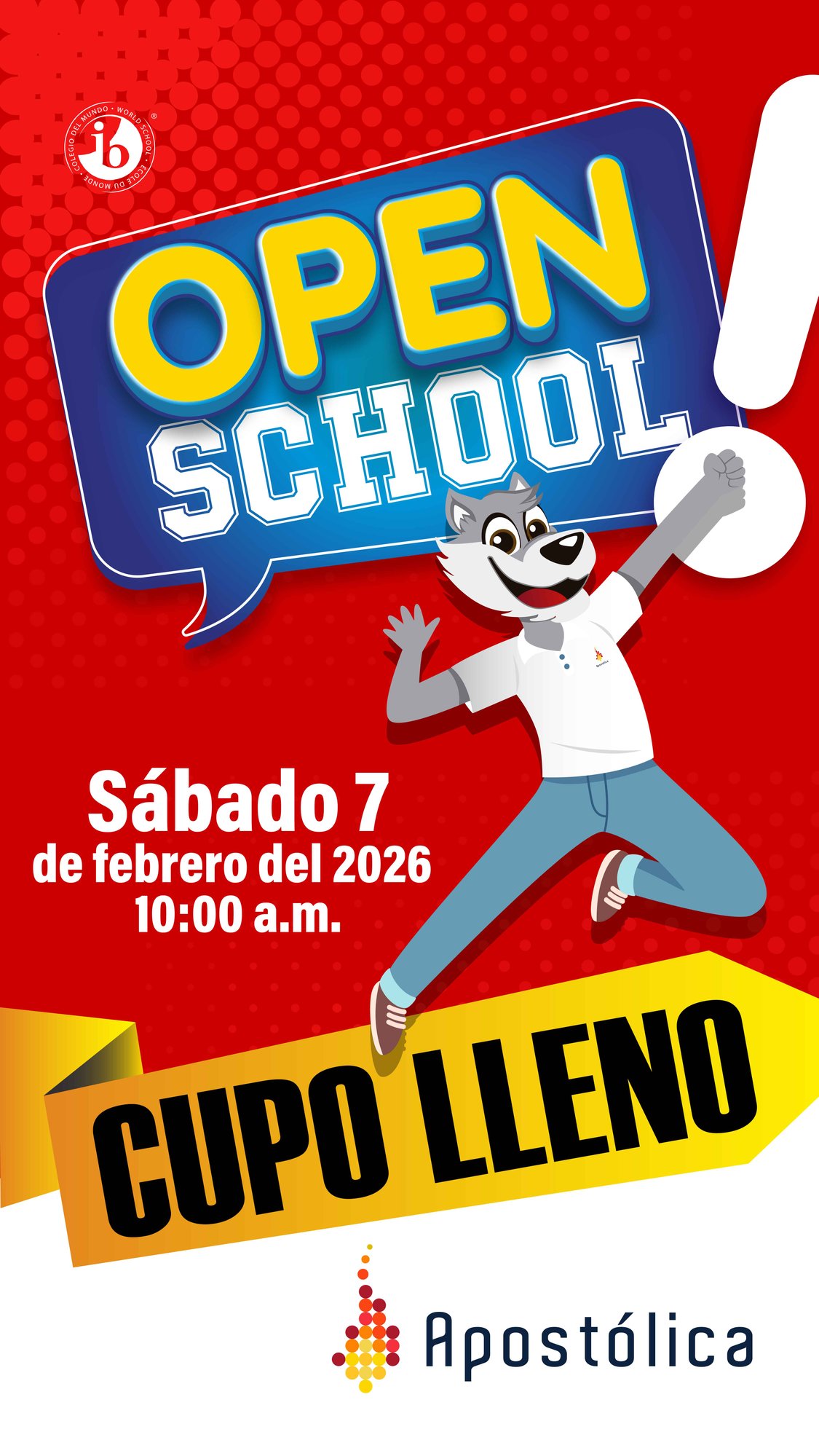 Open School Inscripciones 26-27_Story CUPO LLENO